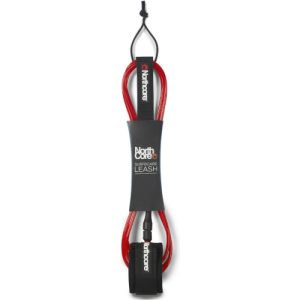 Northcore-6ft-Surfboard-Leash-6mm-Red