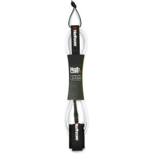 Northcore-6ft-Surfboard-Leash-6mm-White-